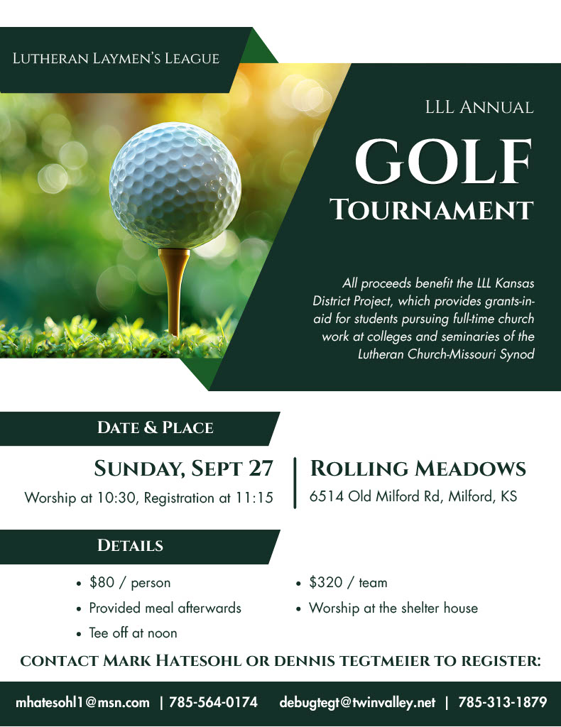 2026 LLL Kansas District Golf Tournament